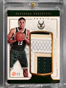 ROY★Sixth Man 賞★ 最高級/25 RC 巨大 Patch 16 Panini 国宝 Malcolm Brogdon マルコム・ブログドン NBA ルーキー パッチ バスケ Celtics