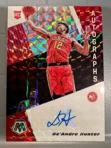 激レア Prizm RC Auto 19 Panini Mosaic De'Andre Hunter デアンドレ・ハンター NBA 直筆 ルーキー サイン バスケ プリズム版