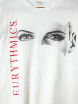 SCREEN STARS■Eurythmics THE REVENGE TOUR プリントTシャツ ホワイト/L 80S ユーリズミックス_画像6