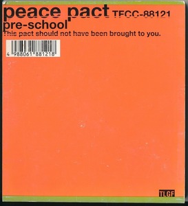 pre-school / peace pact /中古CD！62984