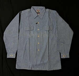 USA製　90s CARTER'S カーターズ ワークシャツ チェックシャツ　デッドストック　未使用タグ付き　オープンカラー　WAREHOUSE FREEWHEELERS