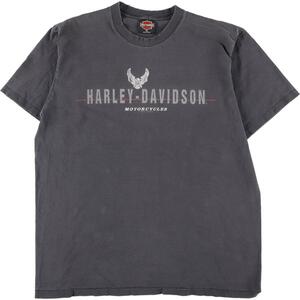 古着 90年代 ハーレーダビッドソン Harley-Davidson 両面プリント モーターサイクル バイクTシャツ USA製 メンズL ヴィンテージ /eaa325076