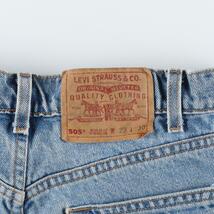 古着 リーバイス Levi's 505 REGULAR FIT STRAIGHT LEG テーパードジーンズ デニムパンツ レディースM(w27) /eaa309995_画像3