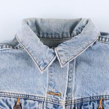 古着 90年代 リーバイス Levi's 37466-0214 デニムジャケット Gジャン USA製 レディースS ヴィンテージ /eaa310149_画像4