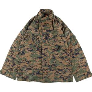 古着 AMEICAN APPAREL INC. 民間品 U.S.MARINE CORPS デジタルカモ 迷彩柄 ミリタリージャケット MED-REG メンズM /eaa311126