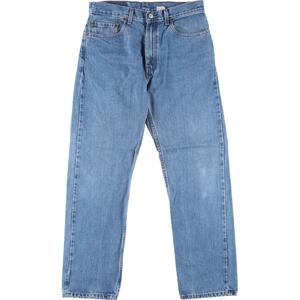 古着 リーバイス Levi's 505 REGULAR FIT STRAIGHT LEG テーパードジーンズ デニムパンツ メンズw33 /eaa309256