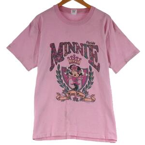 古着 90年代 Sherry’ｓ MINNIE MOUSE ミニーマウス キャラクタープリントTシャツ USA製 メンズL ヴィンテージ /eaa317492