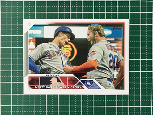 ★TOPPS MLB 2023 SERIES 1 #190 BRO TIME／MARK CANHA／PETE ALONSO［NEW YORK METS］ベースカード「COMBO CARDS」★