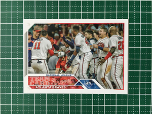 ★TOPPS MLB 2023 SERIES 1 #168 TEAM CARD［ATLANTA BRAVES］ベースカード「BASE」★