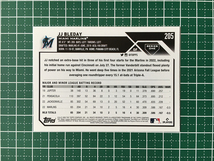 ★TOPPS MLB 2023 SERIES 1 #205 JJ BLEDAY［MIAMI MARLINS］ベースカード「BASE」ルーキー「RC」★_画像2