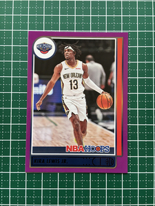 ★PANINI 2021-22 NBA HOOPS #124 KIRA LEWIS JR.［NEW ORLEANS PELICANS］PURPLE パラレル版「SP」★