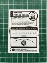 ★PANINI 2021-22 NBA HOOPS #161 D'ANGELO RUSSELL［MINNESOTA TIMBERWOLVES］PURPLE パラレル版「SP」★_画像2