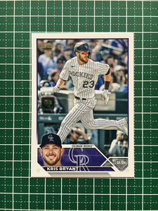 ★TOPPS MLB 2023 SERIES 1 #158 KRIS BRYANT［COLORADO ROCKIES］ベースカード「BASE」★