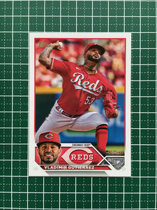 ★TOPPS MLB 2023 SERIES 1 #198 VLADIMIR GUTIERREZ［CINCINNATI REDS］ベースカード「BASE」★