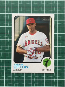 ★TOPPS MLB 2022 HERITAGE #17 JUSTIN UPTON［LOS ANGELES ANGELS］ベースカード「BASE」★