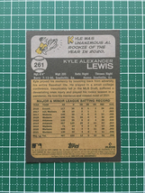 ★TOPPS MLB 2022 HERITAGE #261 KYLE LEWIS［SEATTLE MARINERS］ベースカード「BASE」★_画像2