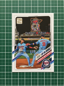 ★TOPPS MLB 2021 SERIES 2 #553 TWINS UP THE MIDDLE［MINNESOTA TWINS］ベースカード★