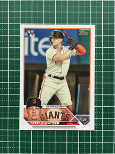 ★TOPPS MLB 2023 SERIES 1 #264 STEELE WALKER［SAN FRANCISCO GIANTS］ベースカード「BASE」ルーキー「RC」★