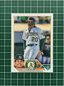 ★TOPPS MLB 2023 SERIES 1 #296 CRISTIAN PACHE［OAKLAND ATHLETICS］ベースカード「BASE」★