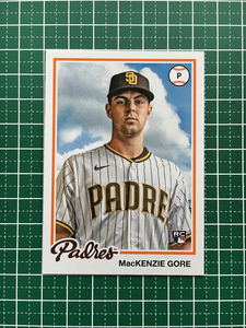 ★TOPPS MLB 2022 ARCHIVES #137 MACKENZIE GORE［SAN DIEGO PADRES］ベースカード「1978 TOPPS」ルーキー「RC」★