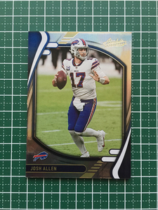 ★PANINI 2021 NFL ABSOLUTE #36 JOSH ALLEN［BUFFALO BILLS］ベースカード「VETERANS」SPECTRUM パラレル版★