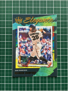 ★PANINI MLB 2022 DIAMOND KINGS #E-7 BRANDON CRAWFORD［SAN FRANCISCO GIANTS］インサートカード「ELEGANCE」★