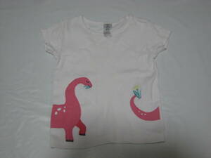 3954* used *carter's Carter's white T-shirt * Kawai i*