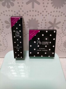 * new goods * unused 24h cosme mineral aqua rouge 01 Berry rose mineral cream shadow 02g Rossi - bronze each regular price 1,980 jpy 