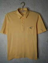 to3646　CHEMISE　LACOSTE　ラコステ　文字ワニ　レトロ　vintage　ビンテージ　半袖　ポロシャツ　人気　送料格安_画像1