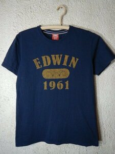 to6133　EDWIN　エドウィン　半袖　tシャツ　ロゴ　デザイン　人気　送料格安