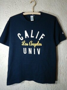 to6220　DISCUS　ディスカス　アメリカコットン　半袖　tシャツ　CALIF　刺繍　デザイン　カレッジ　人気　送料格安