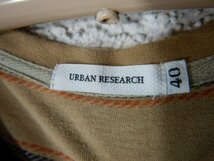 to6240　URBAN RESEARCH　アーバン　リサーチ　半袖　ボーダー　デザイン　ｔシャツ　人気　送料格安_画像3