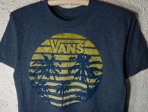 to6316　VANS　バンズ　ヴァンズ　半袖　tシャツ　ヤシ　ロゴ　デザイン　人気　ストリート　送料格安_画像2