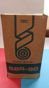 未使用ですが　側面が若干黄ばみが有るロールも有り。　TEC ロールペーパー(普通紙)15巻入　ご注意、感熱式ではありません。