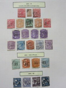  Australia stamp SOUTH AUSTRALIA1883-94( used 17 sheets ).1891-1901( used 4 sheets )1895-99( used 4 sheets ) 4/23