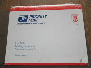 米国　PRIORITY　MAIL　UNITED　STATES　POSTAL　SERVICE　９.35$高額切手他付　日本宛