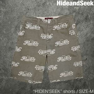 HideandSeek HIDEN’SEEK 総柄 ショーツ ハーフパンツ ハイドアンドシーク ショートパンツ