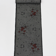 大島紬 反物 新品 未仕立て 日本製 女性 レディース 花柄 絣 着物 きもの 洋服 和裁 洋裁 リメイク_画像2