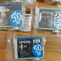 最終値下げ　エプソン　EPSON　純正　ライトシアン　シアン　インク　ICLC50　ICCL50　５個セット IC6CL50_画像3