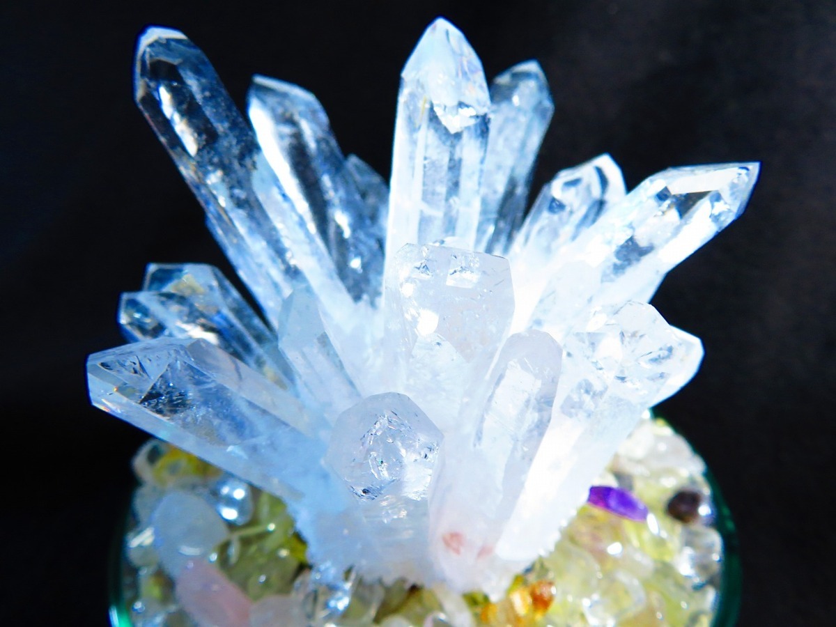 フローラル 水晶クラスター アクアマリン 1.97kg | www.tegdarco.com