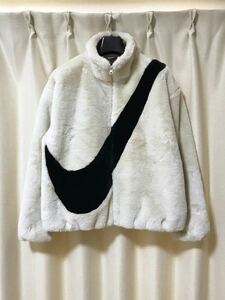 NIKE ナイキ NSW SWOOSH FAUX FUR JKT XL 定価19,250円 スウッシュ フェイクファー ジャケット