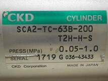 CKD　エアーシリンダー　セレックスシリンダー　SCA2-TC-63B-200　＃２_画像2