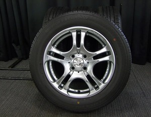 [中古リペアアルミサマー4本] 6J+45ハイグロスTeamSparco9分溝185/65R15新型アクア120系カローラC11ティーダE12/13ノートDJデミオMINI美品