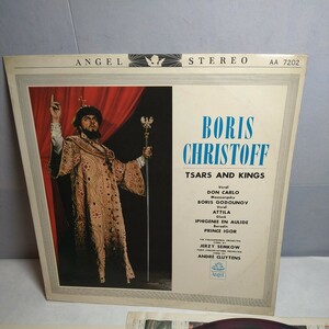 n-302◆ボリス・クリストフ歌劇名唱集　赤盤　レコード　LP ◆ 状態は画像で確認してください。