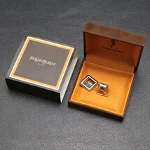 ★ 【中古】 イヴサンローラン タイピン 【YVES SAINT LAURENT】 YSL ゴールドメッキ 約5.1g 箱付き ライセンス商品_画像9