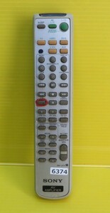 即発送！TV-6374 ■SONY ソニー　ホームシアター　リモコン　RM-U215 ■　動作品　保証付