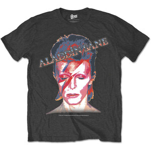 ★デヴィッド ボウイ Tシャツ David Bowie ALADDIN SANE - M 正規品 ロックTシャツ ジギー スターダスト stooges