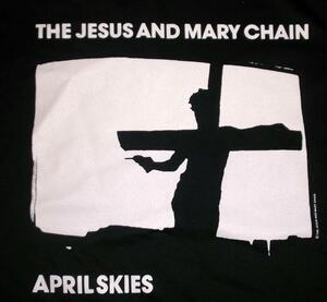 ★ジーザス アンド メリーチェイン Tシャツ Jesus and Mary Chain APRIL SKIES - L 黒 正規品 primal scream my bloody valentine