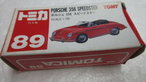 TOMY 　トミー　トミカ　トミカ 89 ミニカー 356 スピードスター 赤(日本製)