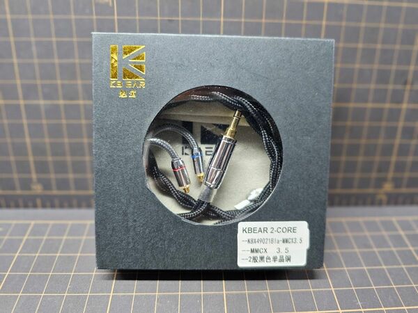 KBEAR KBX4902 2-Core ケーブル (MMCX / 3.5mm)